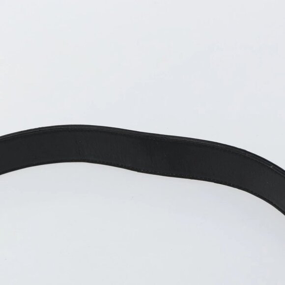 GUCCI Bamboo Hand Bag Leather 2way Black Gold - Picture 10 of 16